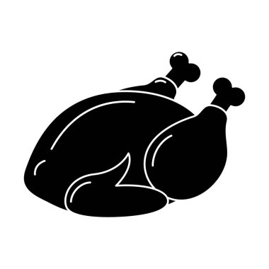 Kızarmış Türkiye Simbol Geleneksel Şükran Günü Yemeği Etiket Kutlama Tasarım Konsepti EPS Vektör Kartları, posterler, afişler, broşürler, fiyat etiketleri, lable veya web, reklam fikri