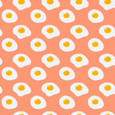 Çizgi film tarzında yumurta sarısı ve modaya uygun gölgeler. Duvar kağıdı tasarımı konsepti. Paketleme, duvar kağıdı ya da ağ, kartlar, afiş, afiş, fiyat, etiket, web, tanıtım fikri. Vektör illüstrasyonu