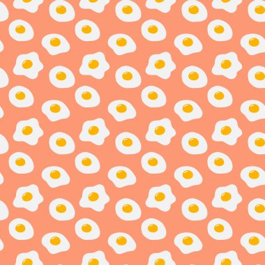 Yağda yumurta farklı şekillerde ve parlak, pürüzsüz yumurta deseni. Soyut arkaplan dokusu kavramı. Paketleme, duvar kağıdı ya da ağ, kartlar, afiş, afiş, fiyat, etiket ya da internet, tanıtım tasarımı fikri. Vektör 