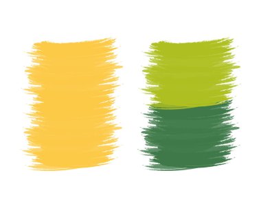 Geleneksel Aziz Patrick Günü tonları içinde fırça darbeleri arka planda. Beyazın üzerinde 2 tane izole edilmiş. EPS. Vektör illüstrasyon duvar kağıdı, arkaplan, doku, kartlar, posterler, afiş, broşür fikri