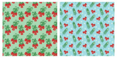 Çam dalları Kırmızı Kurdele Kar Taneleri Yeni Yıl Çiçeği Kompozisyonu Modaya uygun yumuşak mavi sette. İzole Vektör illüstrasyonuComment Duvar Kağıdı Paketleme veya Web tanıtım afişi, poster broşürü