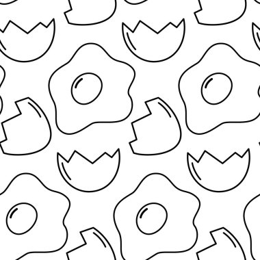 El, yumurta sarısı ve yumurta sarısı şeklinde yumurta çizmiş. Mutfak arka planı fikri. İzole edilmiş Vektör kavramı Duvar Kağıdı Teması, karşılama tarifi kartları veya web tanıtım afişi, etiket