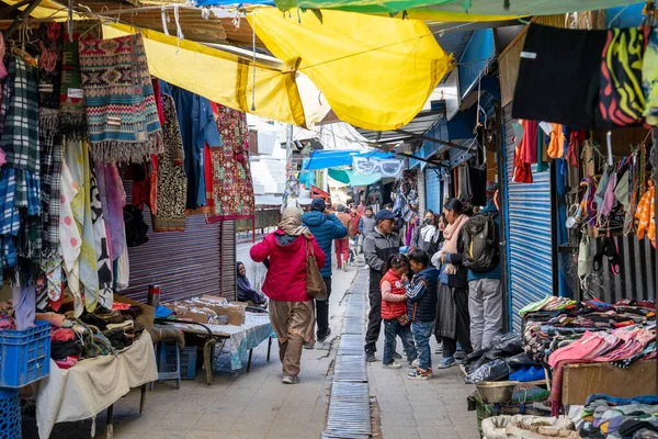 Leh India Abril 2023 Gente Mercado Moti Centro Histórico Ciudad — Foto de Stock