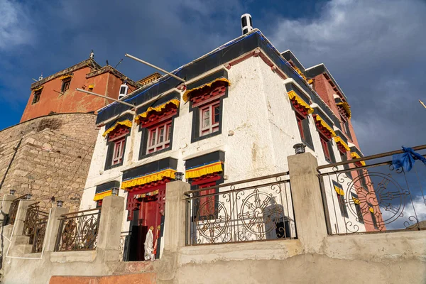 Leh Índia Abril 2023 Namgyal Tsemo Monastery Mosteiro Budista Localizado — Fotografia de Stock