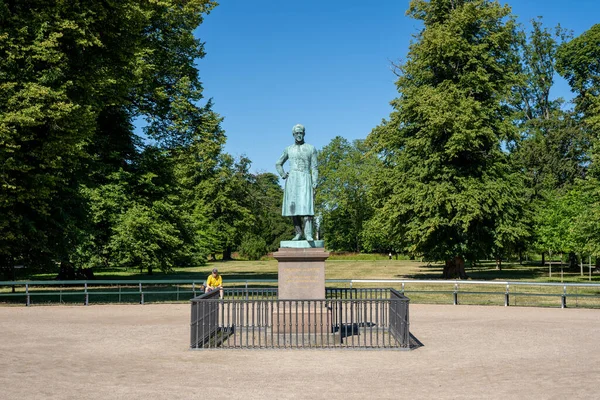 Kopenhagen Dänemark Juli 2022 Statue Friedrich Von Dänemark Den Gärten — Stockfoto