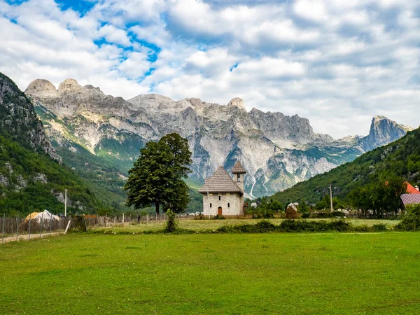 Theth Church Theth Valley Albania — Stock fotografie