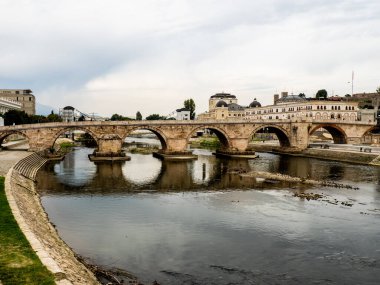 Üsküp 'teki Taş Köprü - Makedonya