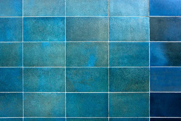 Grün Blaue Wandfliese Textur — Stockfoto