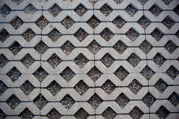 Square stone tile texture underwater