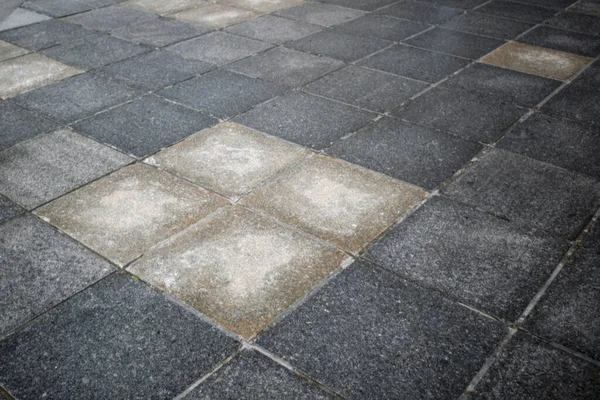 歩道正方形のタイルのパターン — ストック写真