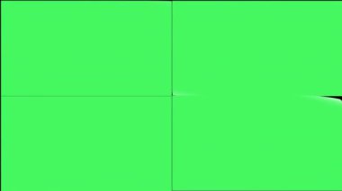 Yeşil sayfa kıvrımlı geçiş animasyonu. Yüksek kalite 4k görüntü
