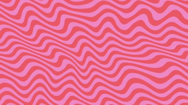 抽象粉色波浪背景的动画 高质量的4K镜头 — 图库视频影像