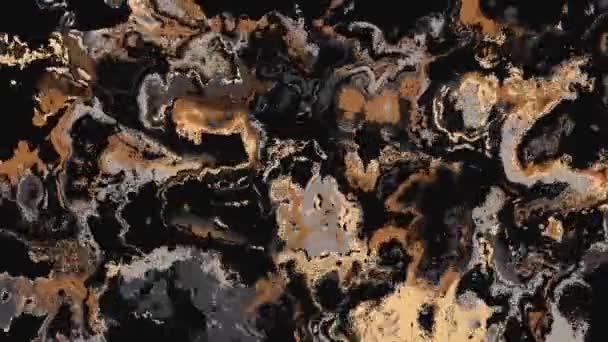 Luksusowy Czarny Złoty Marmur Tło Animacji Wysokiej Jakości Materiał — Wideo stockowe
