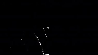 Renkli Geçiş koleksiyonu seti animasyonu. Alfa kanalı. Yüksek kalite 4k görüntü