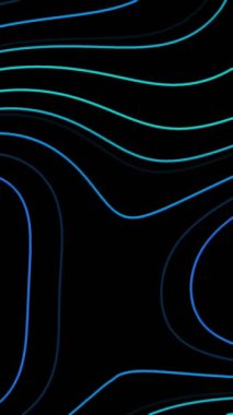 Soyut Mavi çizgiler topoğrafi arkaplan animasyonu. Yüksek kaliteli FullHD görüntüler