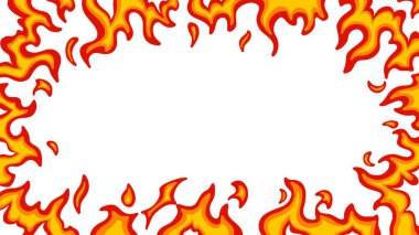 Kırmızı ve sarı yangın arka planı