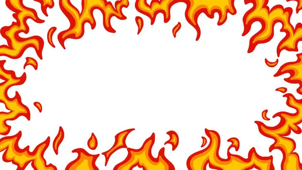 Kırmızı ve sarı yangın arka planı