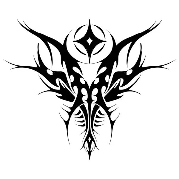 El çizimi kabile dövmesi tasarımı