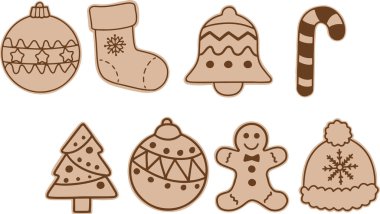 Noel süsü vektör illüstrasyonu