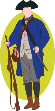 Ordu 3 Askeri Düz Vektör İllüstrasyonu