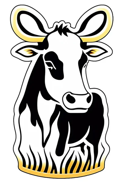 Ilustración Vacas Generada — Foto de Stock