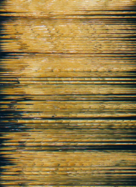 Glitch Background Distortion Texture Frequency Error Orange Yellow Black Color — Stock Photo, Image