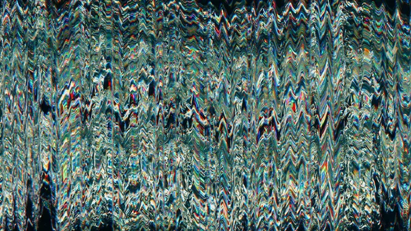Glitch Texture Rumori Analogici Distorsione Statica Blu Rosso Nero Colore — Foto Stock