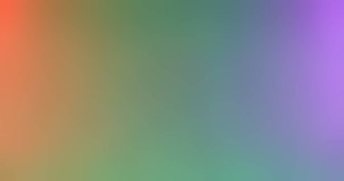 Gradyan soyut arka plan. Gökkuşağının rengi parlıyor. Bulanık ışık. Odaklanmamış pastel, turuncu, mor ışık sızıntısı pürüzsüz doku, fotokopi alanı posteri.