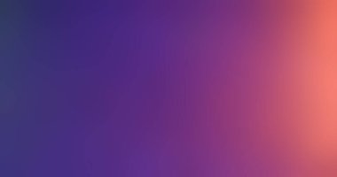 Bulanık renkli ışık. Gradyan soyut arka plan. Bulanık ışık. Odaklanmamış neon mavisi, mor, yatıştırıcı mercan pembe, parlak, pürüzsüz doku fotokopi alanı sunumu posteri.