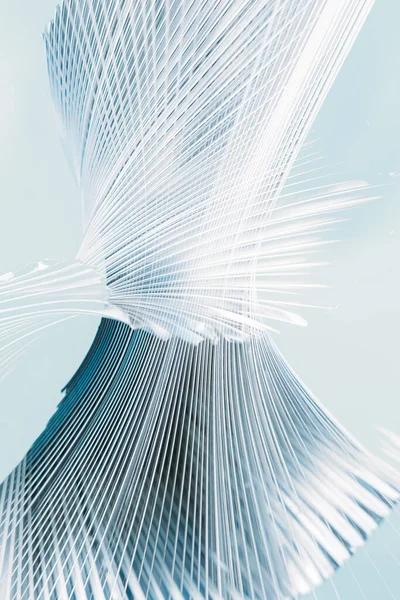 Futurisztikus Háttér Bordás Textúra Művészi Tervezés Monokróm Kék Fehér Szín — Stock Fotó
