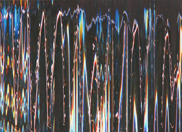 Цветной Статический Шум Vhs Скользит Текстурой Частотный Дефект Мерцающие Артефакты — стоковое фото
