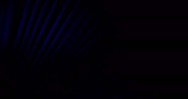 彩色梯度射线 音乐的抽象背景 爵士音乐夜光 在深黑条纹自由空间纹理上聚焦的钕蓝紫激光发光运动 在红色电影摄影机上拍摄 — 图库视频影像
