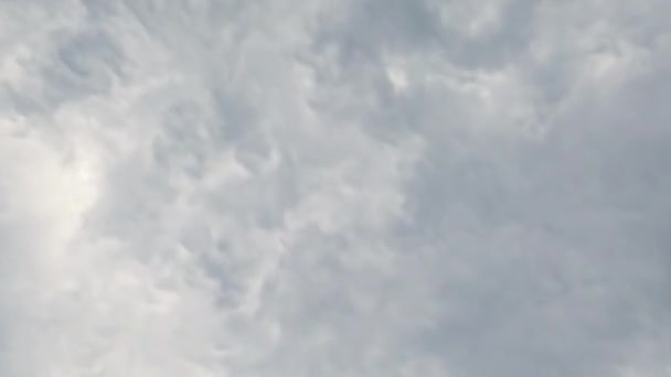 Ουρανός Παράδεισος Σύννεφα Μαγικά Ηρεμιστικό Μυαλό Πυκνά Άσπρα Χνουδωτά Σύννεφα — Αρχείο Βίντεο