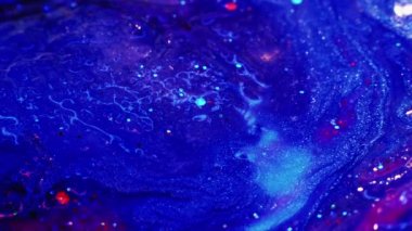 Global warming. Melting blue ice macro shot. Natural crystal clear flowing water. Creative background