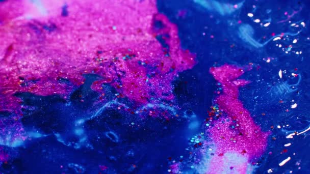Мікропластичне Забруднення Вічної Мерзлоти Танення Льодовика Творчий Синій Крижаний Фон — стокове відео