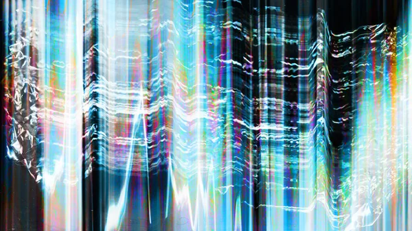Цифровой Глюк Погрешность Передачи Сигнала Линейный Шум — стоковое фото
