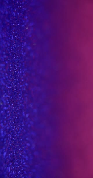 Вертикальне Відео Боке Світло Побудова Фону Розбита Неонова Рожева Синя — стокове відео