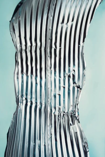 Rided Fém Absztrakt Háttér Hullámos Alumínium Monokróm Kék Szürke Fehér — Stock Fotó