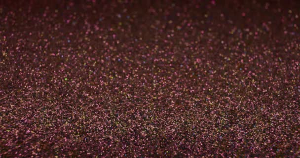 Błyszczące Abstrakcyjne Tło Smuga Błyszczy Teksturą Nieostry Neon Różowy Niebieski — Wideo stockowe