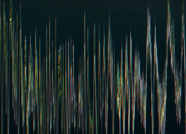 Video Damage Signal Breakdown Striped Pattern Overlay — Stock Photo, Image