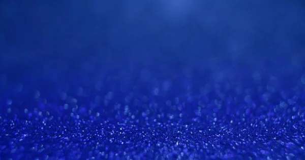 Bokeh Light Texture Placement Background Sequin Glare Defocused Blue Color — Stock Photo, Image