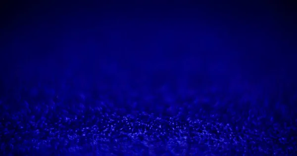 Defocused Light Background Product Showcase Underwater Scene Blur Neon Blue — Stock Photo, Image