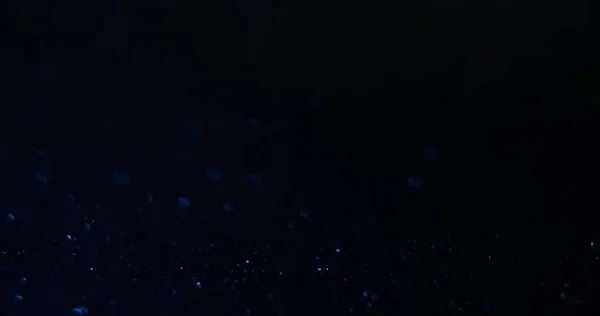 Blur Sparkles Texture Bokeh Light Background Abyss Glow Defocused Blue — Stock Photo, Image