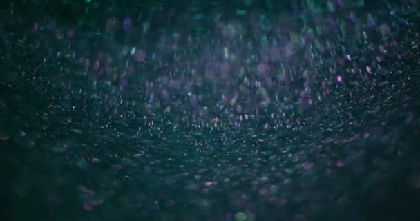 Bokeh Light Background Blur Circles Texture Underwater Reflection Defocused Neon — Vídeos de Stock