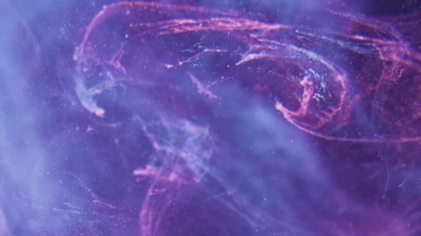 Color Haze Abstract Background Aura Mist Blue Purple Neon Light — Video Stock