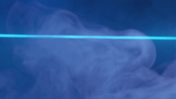 Color Vapor Defocused Neon Light Luminous Rays Blur Blue Lines — Stock videók