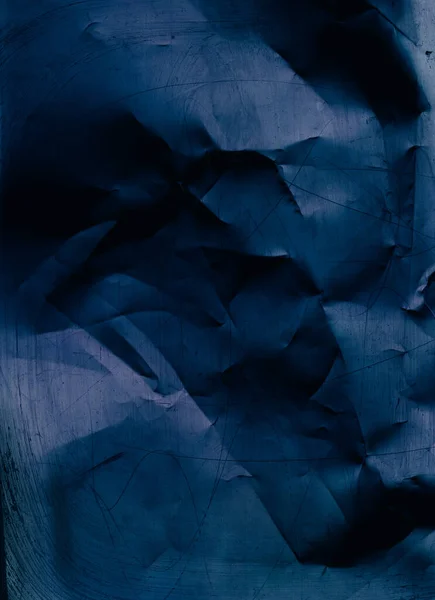 Царапины Текстуры Накладываются Жаркая Бумага Складчатый Шум Синий Черный Цвет — стоковое фото