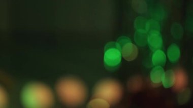 Abstract lens flare design. Multicolor circle pattern bokeh glowing effect