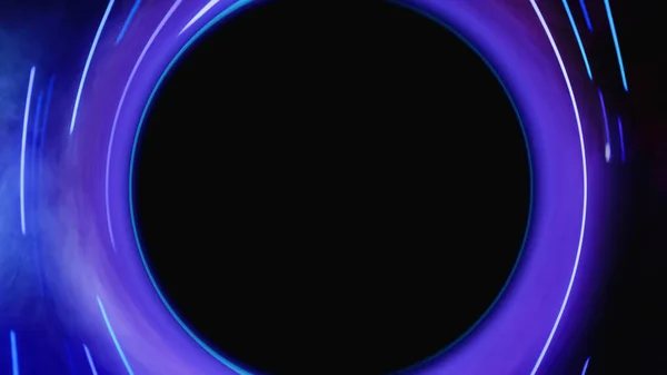 Neon Background Blur Glow Futuristic Vortex Defocused Blue Purple Color — Stock Photo, Image