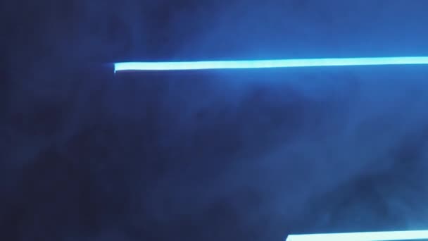Color Steam Defocused Neon Light Cyberpunk Vapor Blur Fluorescent Blue — 비디오